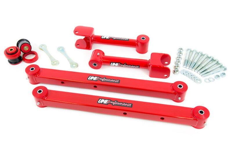 UMI Performance 73-77 GM A-Body Rear Suspension Kit Non Adj - Red - ABR301-R