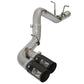 aFe Victory Series 4in 409-SS DPF-Back Exhaust w/ Dual Black Tips 2017 GM Duramax V8-6.6L(td) L5P - 49-44089-B