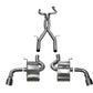 Corsa 16-18 Chevy Camaro SS 6.2L Xtreme 2.75in Cat-Back Dual Rear Exit w/ Single 4.5in Polis - 14773