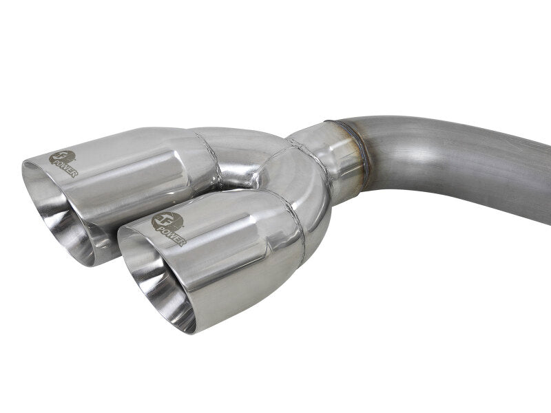aFe Vulcan Series 3in 304SS Exhaust Cat-Back w/ Pol Tips 2019 GM Silverado / Sierra 1500 L4-2.7L (t) - 49-34109-P