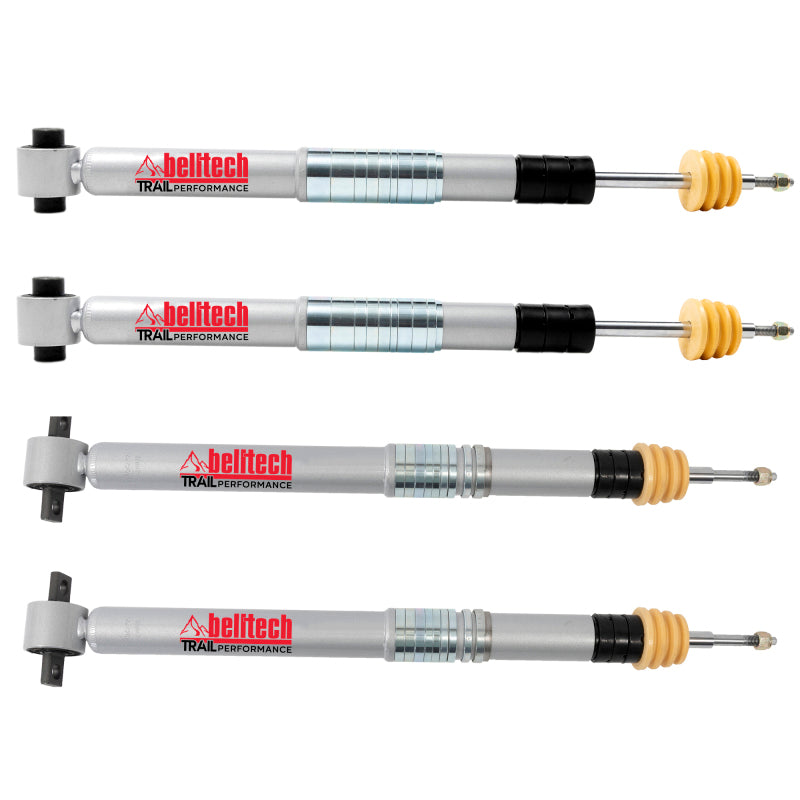 Belltech 21-25 Ford Bronco Trail Performance Shock Set - 4-7.5in Front 3-6.5in Rear - 9733