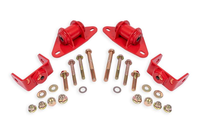 BMR Suspension 14-19 Chevrolet Corvette Motor Mount Kit - Red - MM570R