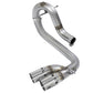 aFe Rebel Series DPF-Back 3in Side Exit SS Exhaust w/ IC Polished Tips 2016 GM Colorado/Canyon 2.8L - 49-44065-P
