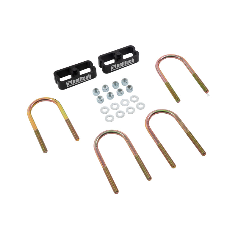 Belltech LOWERING BLOCK KIT 1inch WITH 2 DEGREE ANGLE - 6002