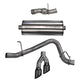 Corsa 2015-2020 GMC Yukon Denali 6.2L V8 Single Side Exit Cat-Back Exhaust w/ Polished Black Tips - 14826BLK