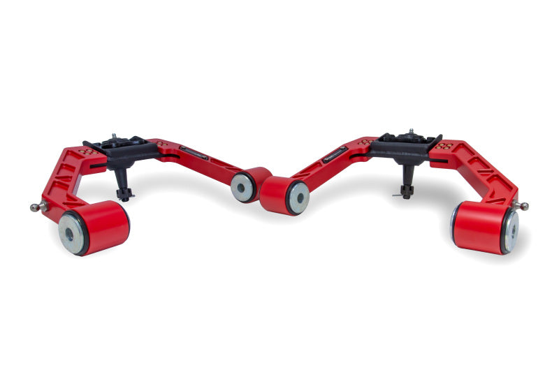 UMI Performance 15-25 Ford F-150 Adjustable Upper A-Arm Kit - Red - 6565-R