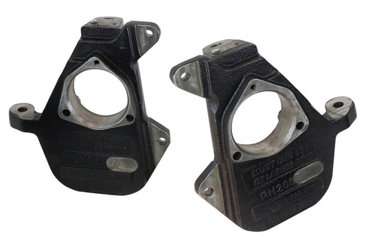 Ridetech 14-18 Silverado 1500 2in Drop Spindles for OE Stamped Steel or Alum. Arms - 11719300