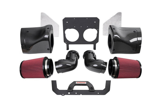 Corsa 23+ Chevy C8 Z06 Carbon Fiber Air Intake w/ DryTech Filter - 44012D