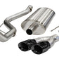 Corsa 2011-2014 Ford F-150 Raptor 6.2L V8 Black Sport Cat-Back Exhaust - 14387BLK