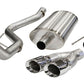 Corsa 2011-2014 Ford F-150 Raptor 6.2L V8 Polished Sport Cat-Back Exhaust - 14387