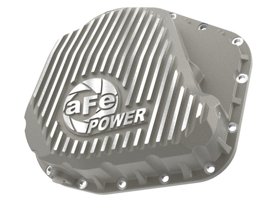 aFe POWER Street Series Rear Diff Cover Raw w/ Machined Fins Ford F-250/350 23-26 (Sterling 11.6) - 46-71490A