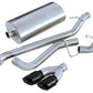 Corsa 1999-2006 GMC Sierra 4.8L V8 3in Cat-Back Single Side w Twin 4in Black Pro-Series Tips - 14260BLK