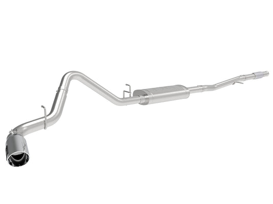 aFe Apollo GT Series 2019 GM Silverado/Sierra 1500 4.3L/5.3L 409 SS CB Exhaust System w/Polished Tip - 49-44107-P