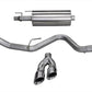 Corsa 15-20 Ford F-150 3.5L Eco (Super Crew Cab) Polished Sport Single Side Dual 4in Tips CB Exh - 14836