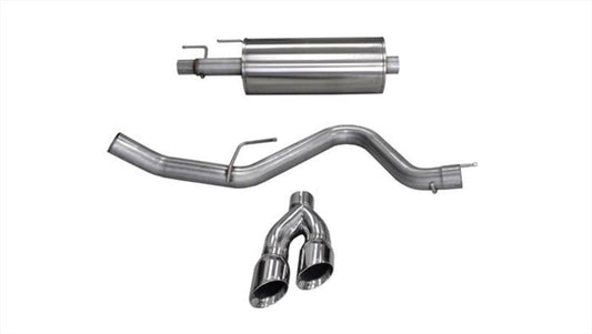 Corsa 15-20 Ford F-150 3.5L Eco (Super Crew Cab) Polished Sport Single Side Dual 4in Tips CB Exh - 14836