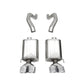 Corsa 06-13 Chevy Corvette C6 Z06 7.0L / 09-13 ZR1 6.2L Polished Axle-Back Exhaust w/4.5in Twin Tips - 21077