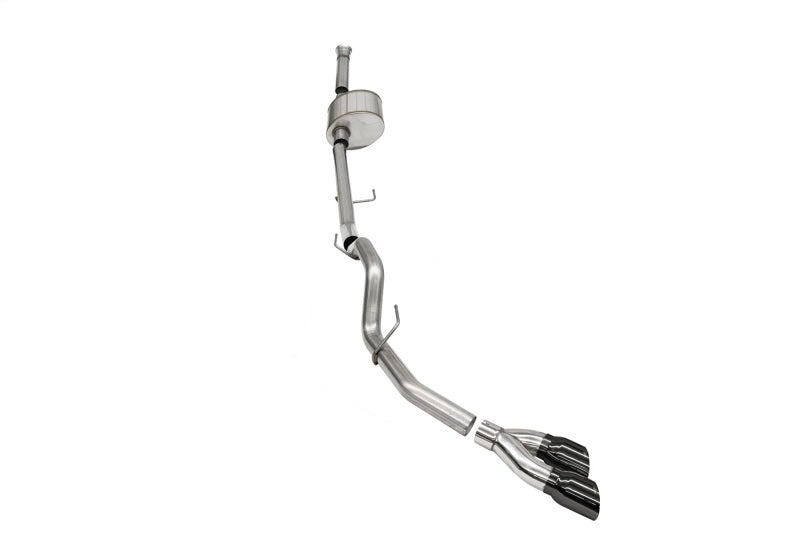 Corsa 2021-2025 Ford F-150 SuperCab/6.5in Bed 5.0L V8 Xtreme Cat-Back Single Side Exit-Black PVD - 21148BLK