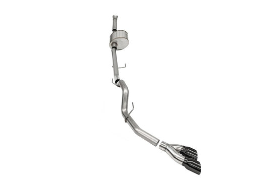Corsa 2021-2025 Ford F-150 SuperCab/6.5in Bed 5.0L V8 Xtreme Cat-Back Single Side Exit-Black PVD - 21148BLK