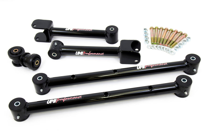 UMI Performance 65-67 GM A-Body Rear Suspension Kit - Black - ABR401-B