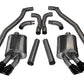 Corsa 2012-2015 Chevrolet Camaro Coupe ZL1 6.2L V8 Black Sport Cat-Back + XO Exhaust - 14971BLK