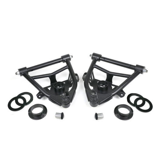 63-70 Chevy C10 Truck Front Lower StrongArms Stock Style Coil Spring - 11342199