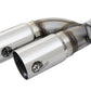 aFe Rebel Series CB 3in Middle Side Exit SS Exht w/Polish Tips 15-17 Chevy Colorado / GMC Canyon - 49-44061-P
