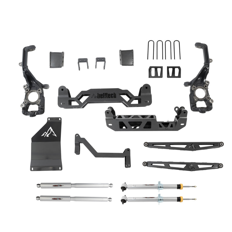 Belltech 2021+ Ford F150 4WD Trail Performance Lift Kit w/ Shocks - 152510TP