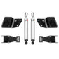 QA1 99-06 Chevrolet Silverado 1500 2WD Short Bed Single Adjustable 2-4in Rear Drop Kit - RDK52618