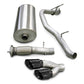 Corsa 2007-2010 Cadillac Escalade 6.2L V8 Black Sport Cat-Back Exhaust - 14202BLK