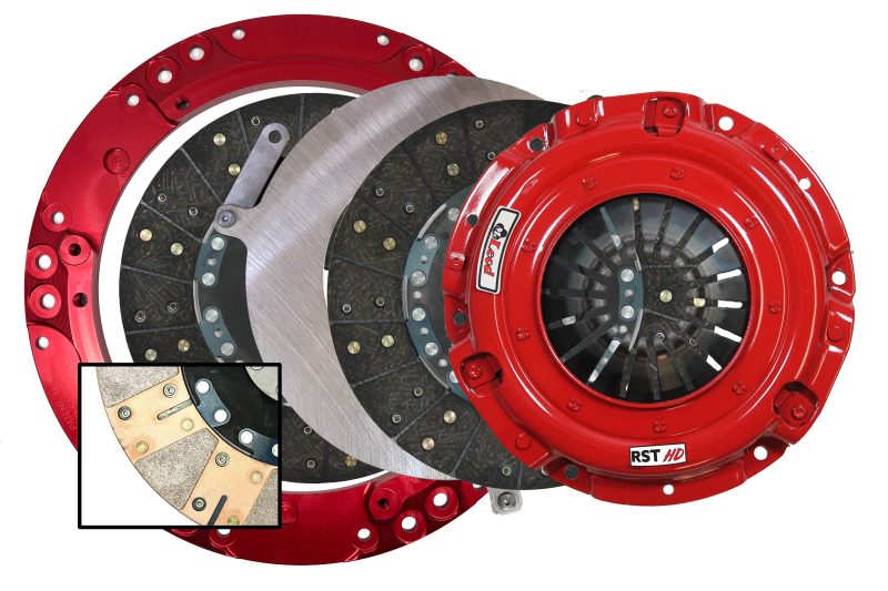McLeod Racing RST HD Twin - For Large Diameter Flywheel - Red Ring - 1-1/8 x 10 Spline - 6911-04MD