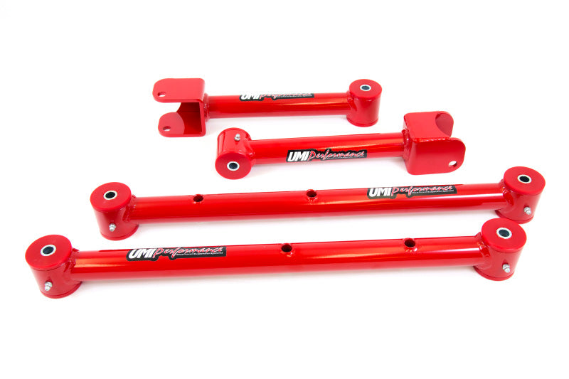 UMI Performance 64-67 GM A-Body Adjustable Upper & Lower Control Arm Kit - 401518-R