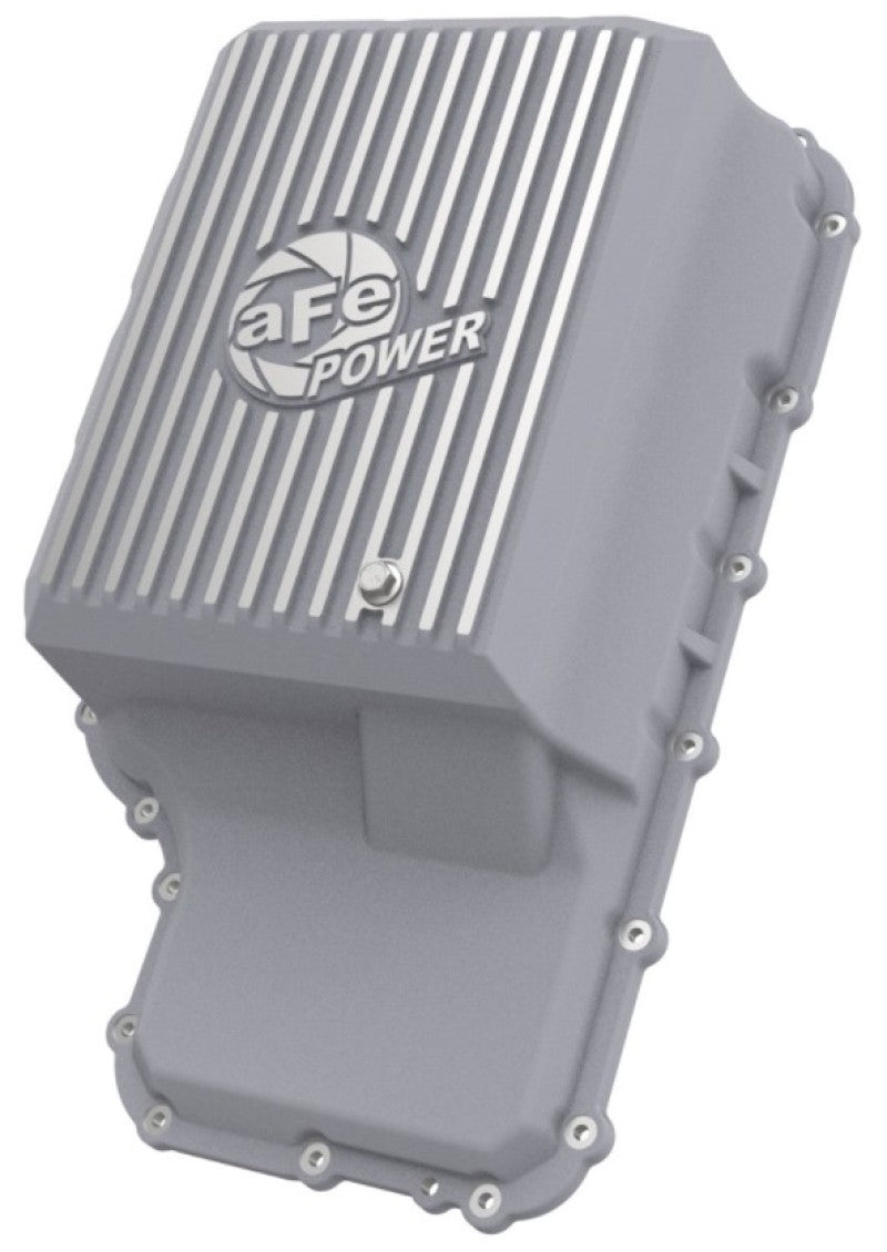 aFe 20-21 Ford Truck w/ 10R140 Transmission Pan Raw POWER Street Series w/ Machined Fins - 46-71220A