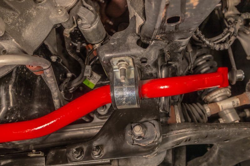 UMI Performance 21-24 Ford F-150 1 3/8in Solid Front Sway Bar - Red - 6581-R