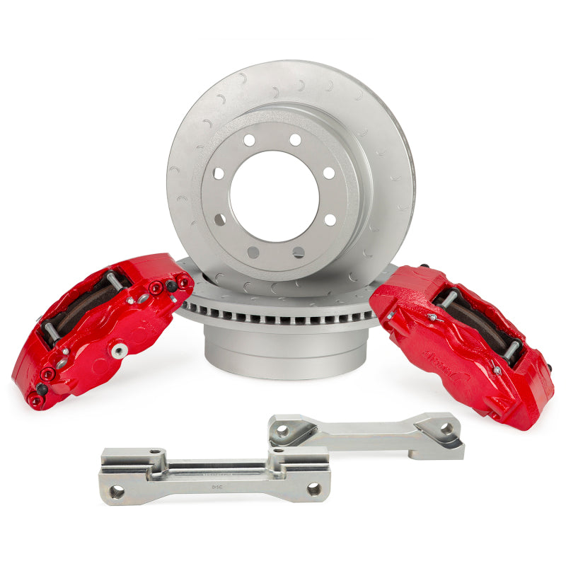 Alcon 17-22 Ford F250/F350 363x38mm Rotors 4 Piston Brake Kit - Rear - ALABKR5459P28