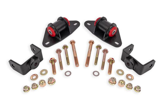 BMR Suspension 14-19 Chevrolet Corvette Motor Mount Kit - Black Hammertone - MM570H