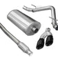 Corsa 2010-2013 Chevrolet Silverado Crew Cab/Short Bed 1500 4.8L V8 Black Sport Cat-Back Exhaust - 14925BLK