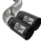 aFe Power 11-14 Ford F250/F350 6.7L Diesel Rebel XD 4in 409 SS DPF-Back Exhaust System - Black Tips - 49-43120-B