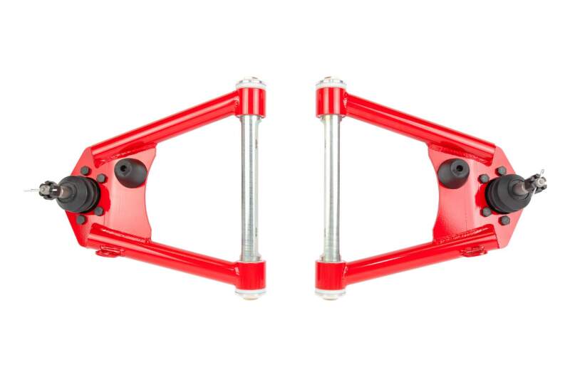 UMI Performance 73-87 GM C10 Street Performance Upper Control Arms - Red - 6433-R