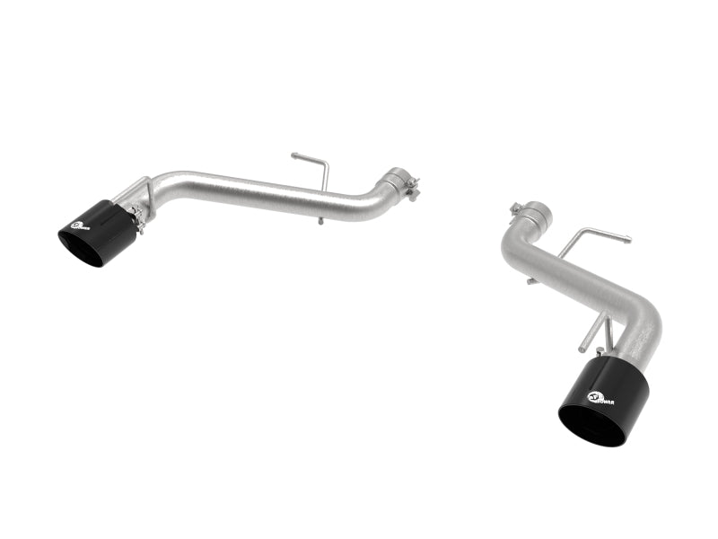aFe POWER MACH Force-Xp 2.5in Axle-Back Exhaust System 16-20 Chevrolet Camaro SS V8 6.2L - Black - 49-44118-B