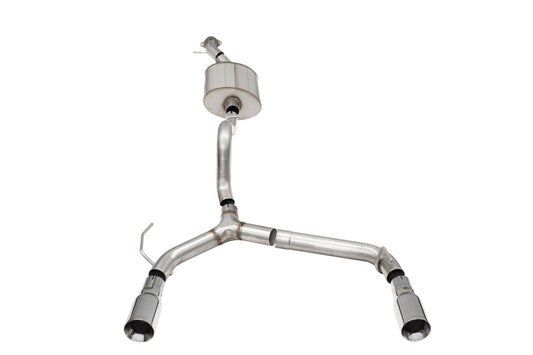 Corsa 21-25 Ford Bronco 2.7L 2-Door 2.75in Cat-Back Dual Rear Exhaust w/4in Straight-Cut Polish Tips - 21208