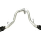 aFe MACHForce XP Exhaust Aluminized Dual Split DPF Back 11-15 GM Diesel Truck V8-6.6L (td) (BLK tip) - 49-04043-B