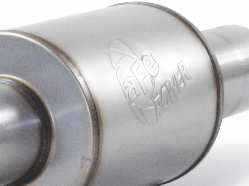 aFe Atlas Exhaust 4in Aluminized Cat-Back w/ 304 SS Polished Tip 11-13 Ford F-150 EcoBoost V6 3.5L - 49-03041-P
