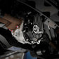 AFE Power 11-18 GM 2500-3500 AAM 9.25 Axle Front Differential Cover Black Machined Street Series - 46-71050B