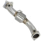 aFe Twisted Steel Down-Pipe Catted 13-16 Cadillac ATS L4-2.0L (t) - 48-34126-HC