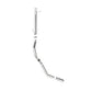 aFe Apollo GT Series 3-1/2in 409 SS Axle-Back Exhaust 17-20 Ford F-250/F-350 Polished Tip No Muffler - 49-43116NM-P