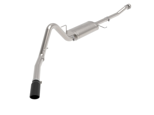 aFe Apollo GT 3in 409 SS Cat-Back Exhaust 2021 Ford F-150 V6 2.7L/3.5L (tt)/V8 5.0L w/ Black Tips - 49-43125-B