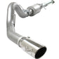 aFe Atlas Exhaust 4in Aluminized Cat-Back w/ 304 SS Polished Tip 11-13 Ford F-150 EcoBoost V6 3.5L - 49-03041-P