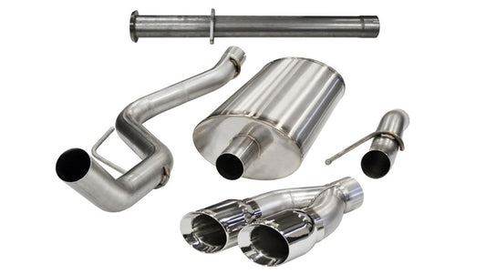 Corsa 2011-2014 Ford F-150 Raptor 6.2L V8 145in Wheelbase Polished Xtreme Cat-Back Exhaust - 14760