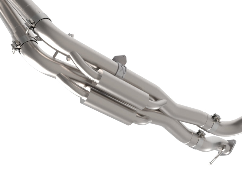 aFe 22-26 Ford Bronco V6 3.0L (tt) Vulcan Series 3in 304SS Cat-Back Exhaust System w/ Polished Tips - 49-33154-P