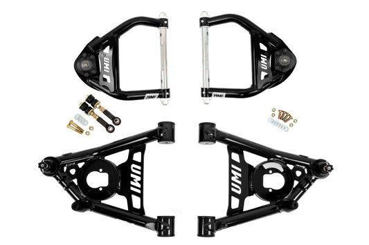 UMI Performance 64-72 GM A-Body Front A-arm Kit 1/2in taller upper ball joints - 403133-1-B